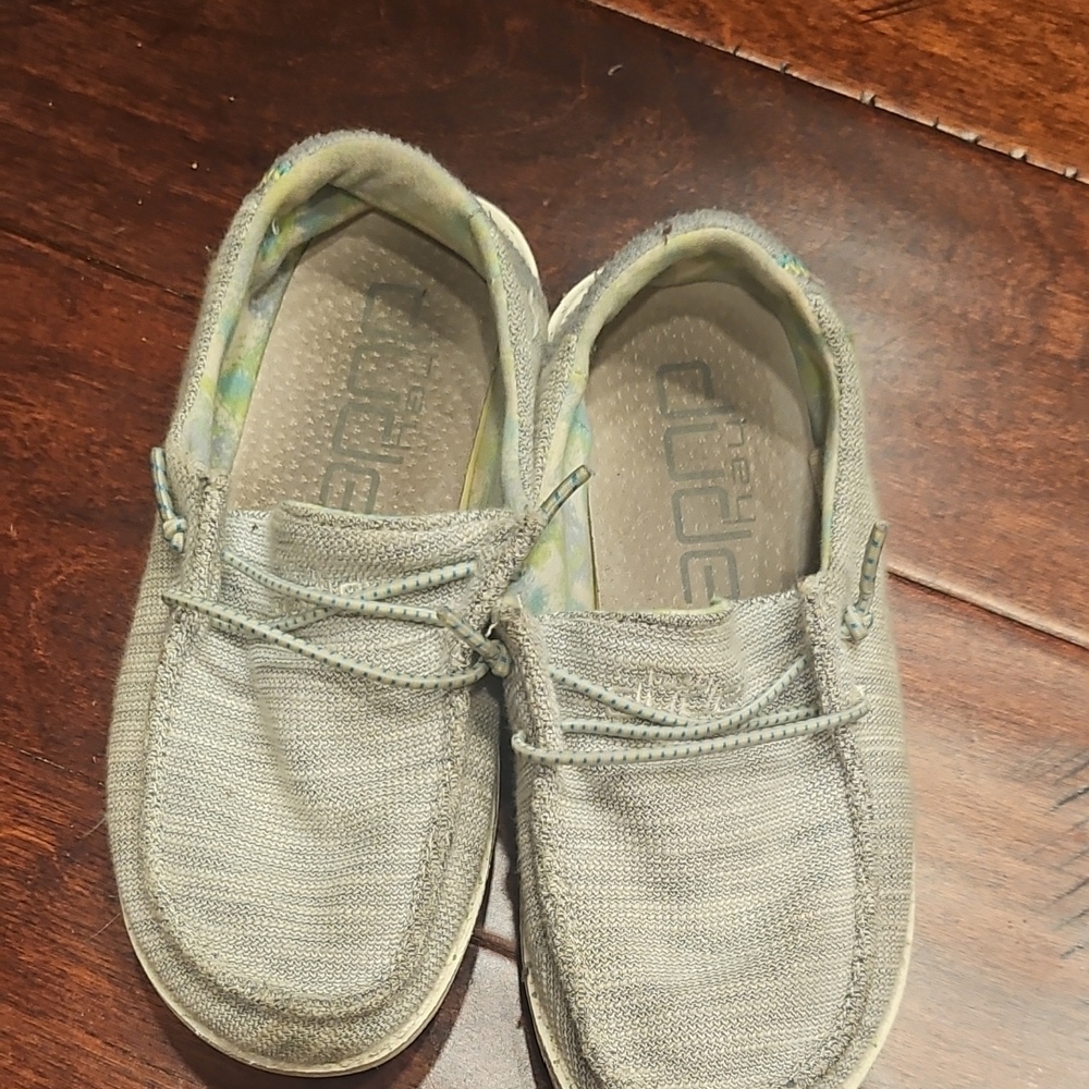 Gray Casual Slip-On Shoes